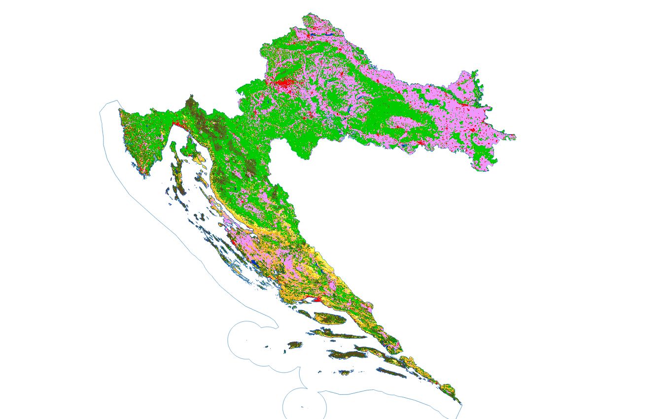 NDVI vegetation Croatia
